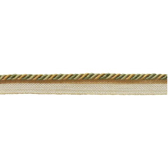 12 Yard Value Pack Small Olive Gold Baroque Collection 3/40.6 cm Cord with Lip Style # 0316bl Color: Golden Olive - 1755 (36 ft/11 meters)