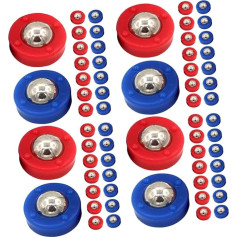 Toddmomy Shrimp Board Adult Mini Ball Roller Shuffleboard Mini Sliding Balls Slider Bead Toy Rolling Bead Equipment Board Game Pieces Plastic