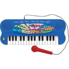 Lexibook, Paw Patrol, Electronic Keyboard with Microphone, 32-Keys Piano, Microphone for Singing, 22 Demo Songs, Battery Operated, Blue/Red, K703PA