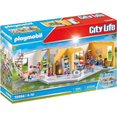 PLAYMOBIL City Life 70986 Floor Extension for House with Light Effect, Toy for Children from 4 Years