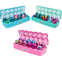 Hatchimals 6047215 - CollEGGtibles jewelry box 12-pack egg carton, assorted colors
