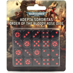 Games Workshop Warhammer 40k - Adepta Sororitas Dice Set - Order of the Bloody Rose