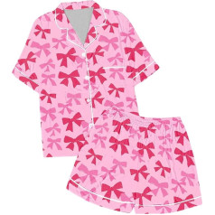 Pyjama für Kleinkinder elegant mit knopf Pyjamas Set Kragen Knopfleiste Kurze ärmel Hemd Shorts Baumwoll Nachthemd frühling Print Kurzarm Baby Kleidung