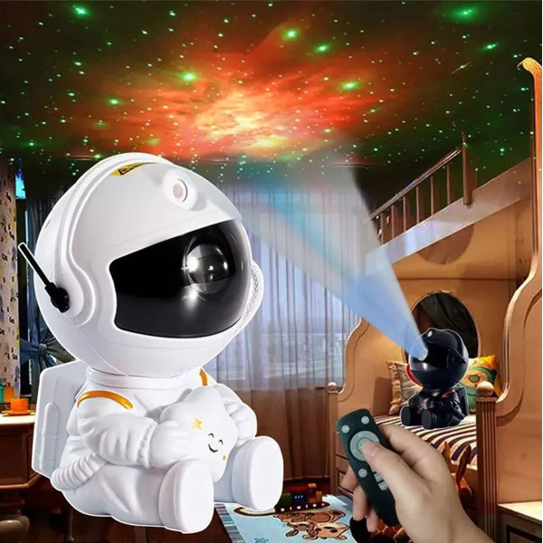 AK235C Projektors astronauts zvaigzne melns