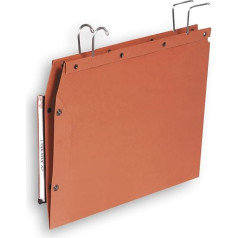 Elba 100330427 Hängemappe Ultimate TUB 25er Pack für A4 aus Kraftkarton vertikale Kennzeichnung orange Schrank ideal für die lose Blatt-Ablage im Büro und der Behörde, V-Boden