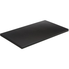 Lacor Polyethylene Cutting Board, Black, 32.5 x 56 x 2 cm