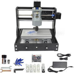 RATTMMOTOR CNC Milling Machine 1610 Pro Engraving Machine 3 Axis CNC Router GRBL Scattering ER11 Engraver for Wood PVC PCB CNC Milling DIY Engraving