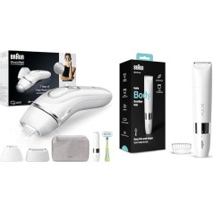 Bundle of Braun IPL Silk·expert Pro 3, Alternative to Laser Hair Removal for Home + Braun Mini Trimmer, Electric Body Shaver for Men and Women, for Bikini Area, Armpits, Chest, Wet & Dry