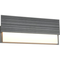 Trio Leuchten Mariza 247060142 LED Outdoor Wall Light Die-Cast Aluminium Glass White with 10 Watt LED