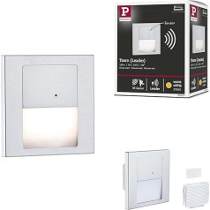 Paulmann 80003 LED Wandeinbauleuchte Tsaro eckig 80x36mm 1W 80lm 230V 2700K Chrom matt