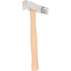 Masyrt 17 oz Magnetic Roof Hatchet, Carbon Steel Shingle Hammer with Wooden Handle, Ideal for Roof Repair and Installation of Shingles