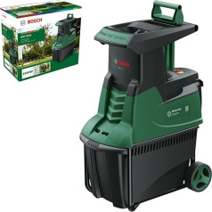 Bosch AXT 22 D Silent Shredder (2,200 W; Suitable for Wood, Hedges and Thorns Shrubs; Integrated Collection Box 53 Litres; in Box)