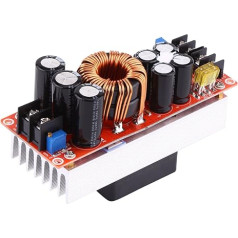 DC Boost Converter Module 1500W 30A Constant Current Constant Voltage Step-up Power Supply 10-60V to 12-90V with 1.2 mm Copper Wires