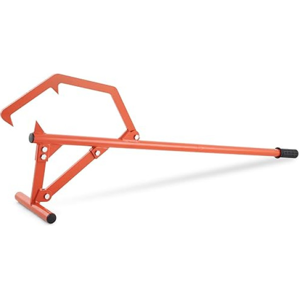 VEVOR Felling Lifter 1219mm Heavy Duty Steel Trunk Lifter Wood Lifter with Adjustable Reversible Hook Forestry Hook for Logs up to φ 25