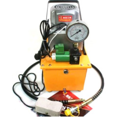 Hydraulikpumpe 750W Einfachwirkend Hydraulikkrafteinheit 2-70Mpa 1400 RPM 7L Reservoir Elektrohydraulikpumpe Hydraulic Power Pack für Automobilherstellung Wartung