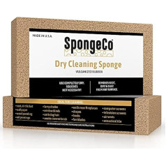SpongeCo - Dry Cleaning Sponge for Soot Eraser, 36 Pieces - Pet Hair, Smoke, Dust and Dirt, Chemical Sponge (36-3 x 6 x 1.5 cm), Natural Latex Rubber