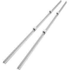 VEVOR Linear Guide Rail Set, SBR16 2000mm, 2 Pieces 78.7