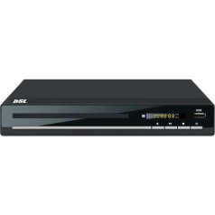 BSL BSL-351 DVD Player, Multiformat, DVD/CD/MP3/MP4, USB Multimedia Player, HDMI and AV Output, AV Cable Included, Remote Control