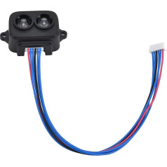 Lidar Rangefinder Sensor Module TF-Luna Single Point Micro Range Measurement Tof Module 0.2 to 8 M Compatible with Pixhawk Rasppbarry Pi, Default