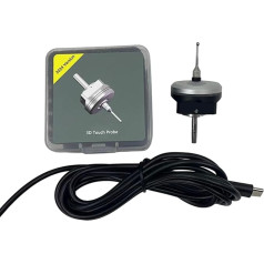 EXTRWORY Kantenfinder V6 Anti-Roll-3D-Touch-Sonde, Kantenfinder, Desktop-CNC-Sonde für hohe Messungen, mit Edelstahl-Konstruktion (4 mm)