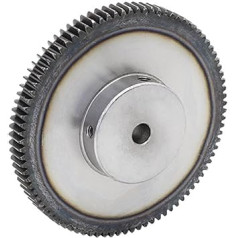 Stirnradgetriebe 1M-120T kohlenstoffarmes Stahlmaterial, Innenloch 8/10/12 mm, Hochfrequenz-Abschreckmotorgetriebe, geeignet for Zahnstangengetriebe(10x3x1.4 mm)