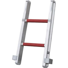 MBS-FIRE - Brandschutzfachhandel Fire Brigade Ladder DIN EN 1147 Metal Ladder Red 2 Rungs Ladder Part C