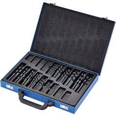 Draper HSS-Bohrer-Set, schwarz, 170-teilig, 08854, für Metall, Holz und Kunststoff