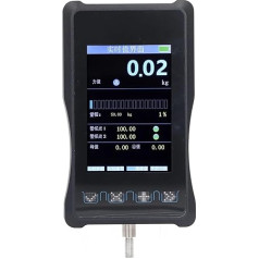 Digital Force Meter, 1000N Handheld Force Meter, Push-Pull Gauge, Quick Response Light Display, Multiple Alarms, Portable Digital Force Meter Widely Used in Electronics, Construction Hardware