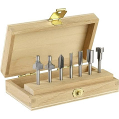 Dremel 660 milling cutter set, 7-piece multi-purpose cutter set for a wide range of milling tasks such as corners, edges, straight profiles and much more.