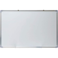 Tragbares Whiteboard, 90 x 60 cm, einseitiger Aluminiumrahmen, glatte Kanten, ideal für Zuhause, Büro, Schule, hängendes Design für einfaches Präsentieren und vielseitiges Schreiben