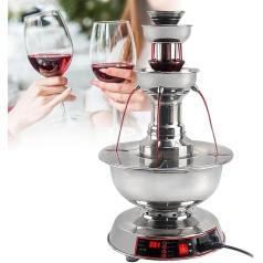 Wine Carafe, Party Wine Drink Fountain, 3 Tier Table Wine Self Service Fountain for Celebrations and Anniversaries
