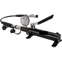 Hochdruck-Hydraulikhandpumpe mit Manometer Mini-manuelle Hydraulikdruckpumpe