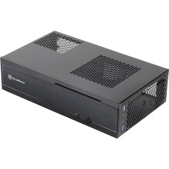 SilverStone SST-ML05B Milo Mini-ITX Compact HTPC Desktop Enclosure Black