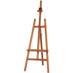 CONGRUI Easel Adjustable Sketch Watercolor Easel Solid Wood Multifunction High Quality Painting Advertising Student Multifunction Pine (Walnut Color)