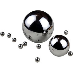 Stainless Steel Balls, 316L Bearing Balls, 23-25 mm, Pack of 2 (25 mm)