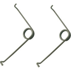 NIRNHYRUR Torsion Spring V Shaped Spring Double Manganese Steel Torsion Spring 2 Coils Wire Diameter 1.5mm Outer Diameter 12mm Torsion Spring 20pcs 1.5x12x43mm