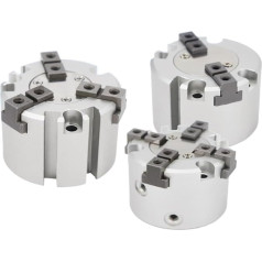 Pneumatischer Doppelkrallenfutterzylinder mit drei Krallen und vier Krallen MHS2/3/4-16D, 20D, 25D, 32D, 40D(MHS2-100D)