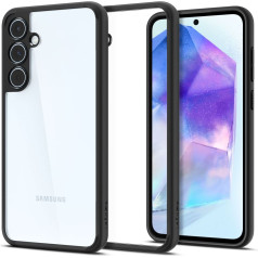 Spigen Aizmugurējais korpuss priekš Samsung Galaxy A55 5G Ultra Hybrid - matēts melns