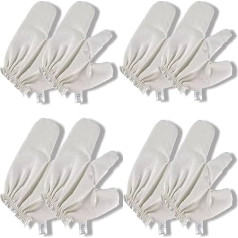 Garshana Raw Silk Gloves Massage Gloves Ayurvedic Massage 100% Pure Raw Silk Garshana Gloves Raw Silk with Elastic Wrist Straps Dry Brushing Exfoliating