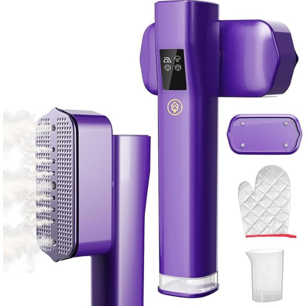 Steamer 2-in-1 Hand Steamer for Clothes and Irons for Clothes, 1200 W Travel Iron Steam Iron for Travel and Home