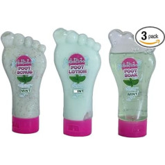 The Foot Factory Soak Lotion Scrub Mint Kit