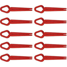 Zialofi 10pcs Nagellack Beschützer für Finger Manikürewerkzeuge bequeme Griffnägel kneifen Clips