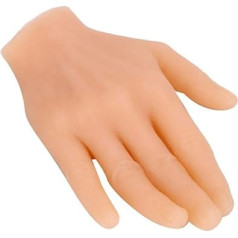 Equal Ratio Human Hand, Adult Male Hand Tattoo Artist Practice Hand Silicone Hand for Artists Hand Shape Similar Beginners (Right Hand)