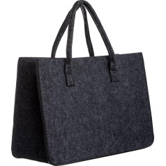 Brandsseller Felt Bag, Shopping Bag, Firewood Bag, Storage Basket, Approx. 50 x 34 x 27 cm