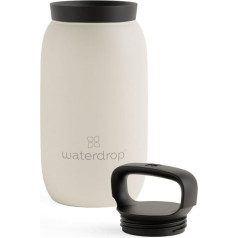 Waterdrop® All Purpose Thermal Mug 400 ml Insulated Stainless Steel Thermos Flask 24 Hours Cold - 12 Hours Hot. Leak-proof and Shatterproof Coffee Mug to Go