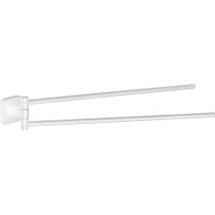 Gedy Tonga Double Towel Rail - Matt White