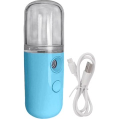 Facial Steamer - Wireless Travel Facial Humidifier | Compact Nano Facial Steamer with 30ml Water Tank, Adjustable Nutrition Technology. Nano Facial Steamer for Home