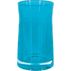 Spirella 10,17779 Sydney-Acrylic Toothbrush Beaker Clear/Aqua