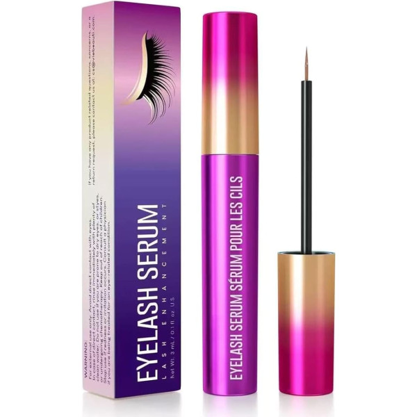 Premium Wimpernserum für Wimpernwachstum, Wimpernwachstumsserum mit fortschrittlicher Formel für längere, vollere und dichter aussehende Wimpern, nicht reizende Formel für natürliche Wimpern