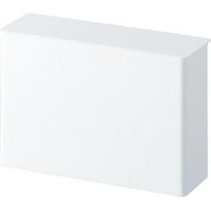 YAMAZAKI 3817-P Coffee Filter Case-Kitchen Storage Holder Container Coffee Filter Case for Home - Kitchen Storage Holder, Steel, White/Opulent Garden